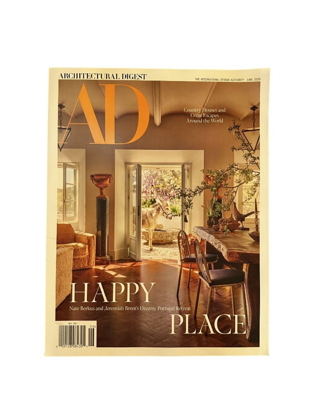 Architectural Digest Magazine June 2026 Nate Berkus Jeremiah Brent Portugal Home